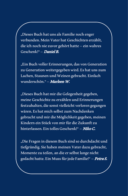 Papa, erzähl mir dein Leben